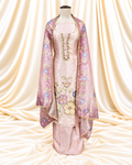Digital Printed Organza Shirt & Dupatta Set with Highlight Work (12638976)