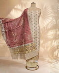 Chanderi Kalamkari Print Suit with Chanderi Dupatta (12625273)
