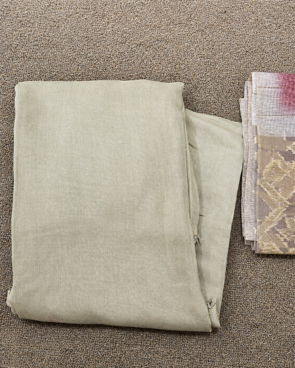 Chanderi Kalamkari Print Suit with Chanderi Dupatta (12625273)