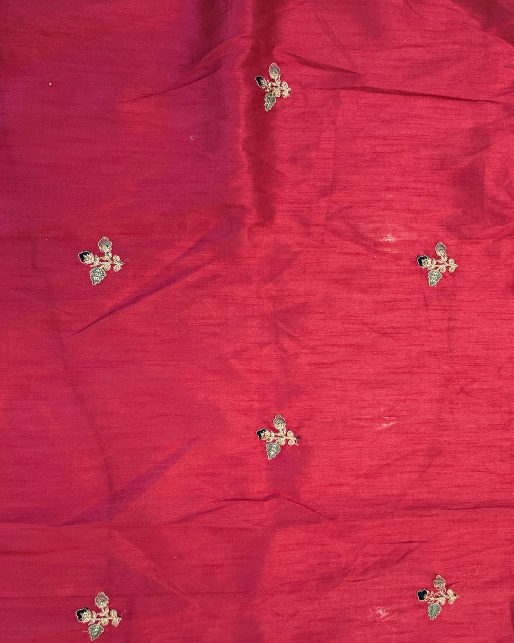 Georgette Zari Weaving Saree with Jardozi Peacock Border & Bandhej Print (12625367)